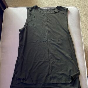 LULULEMON olive sleeveless tank